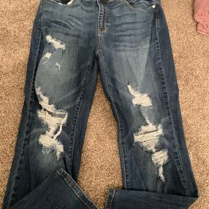 Judy Blue Denim Jeans Boyfriend fit 16W